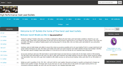Desktop Screenshot of gtbullets.com
